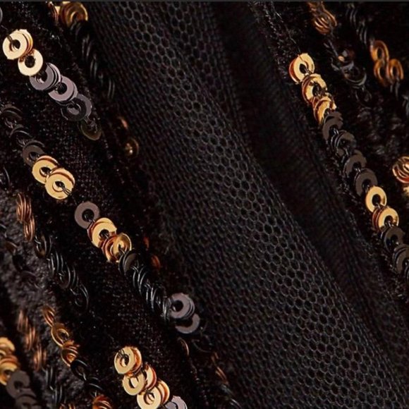 NWT ML Monique Lhuillier Womens One Shoulder Evening Dress, Size 6 - Picture 4 of 4